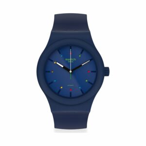 Swatch Unisexuhr SO30N400 Kunststoff