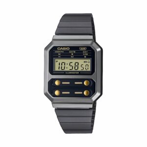 Casio Unisexuhr Vintage Edgy A100WEGG-1A2EF Resin