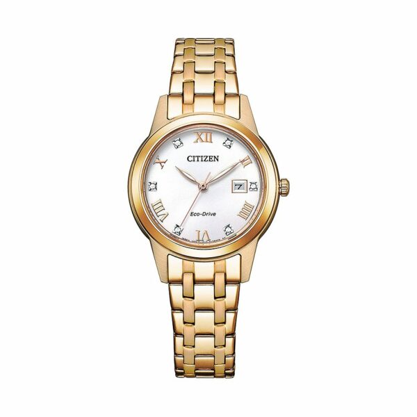 Citizen Damenuhr Crystal FE1243-83A Edelstahl