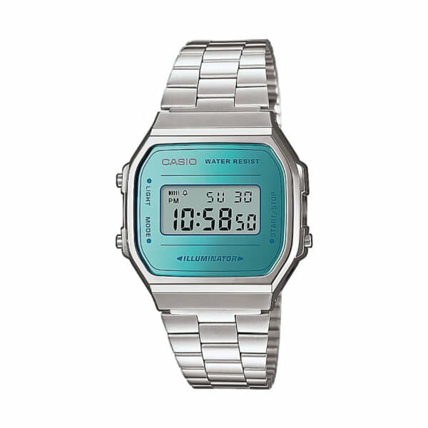 Casio Unisexuhr Vintage A168WEM-2EF Edelstahl