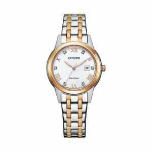 Citizen Damenuhr Crystal FE1246-85A Edelstahl