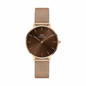 Daniel Wellington Damenuhr Petite Amber DW00100477 Edelstahl