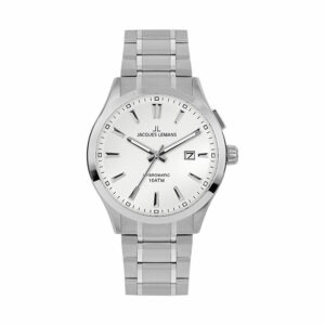 Jacques Lemans Herrenuhr Hybromatic  1-2130F Edelstahl