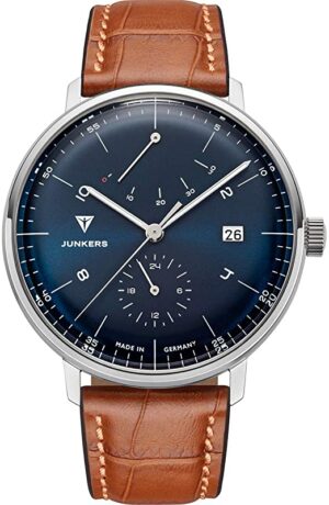 Junkers Bauhaus 41mm Herrenuhr Analog Automatik Gangreserve