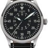 Junkers Baumuster B Analog Quarz Uhr Saphirglas (schwarz-schwarz)