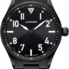 Junkers Flieger Analog Quarz Uhr Saphirglas (schwarz-schwarz)