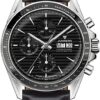 Junkers JUMO Automatik Uhr ETA Valjoux 7750 Saphirglas Chronometer Tachymeter Pilotenuhr (schwarz-schwarz)