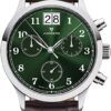 Junkers Tante JU Analog Quarz Uhr Saphirglas (grün-braun)