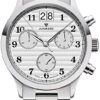 Junkers Tante JU Analog Quarz Uhr Saphirglas (silber-silber)