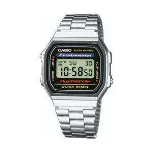 Casio Unisexuhr Vintage A168WA-1YES Metall