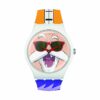 Swatch Unisexuhr Swatch x Dragonball Z Kamesennin SUOZ346 Kunststoff