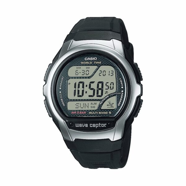 Casio Herrenuhr Radio Controlled WV-58R-1AEF Edelstahl