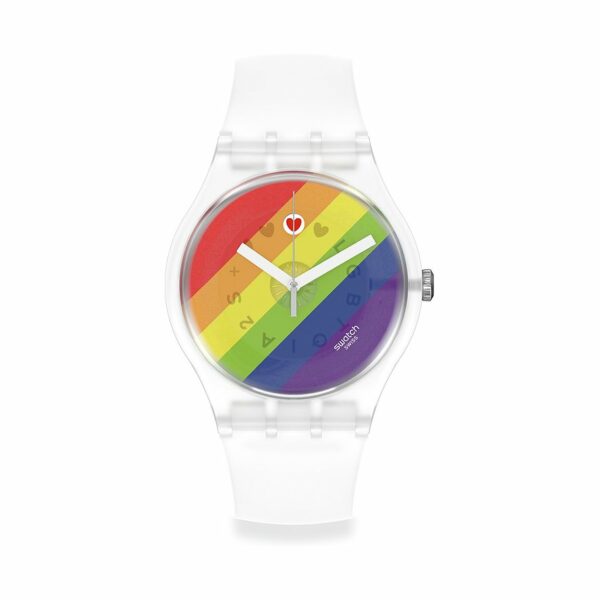 Swatch Unisexuhr SO29K701 Kunststoff