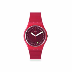 Swatch Unisexuhr SO28R400 Kunststoff