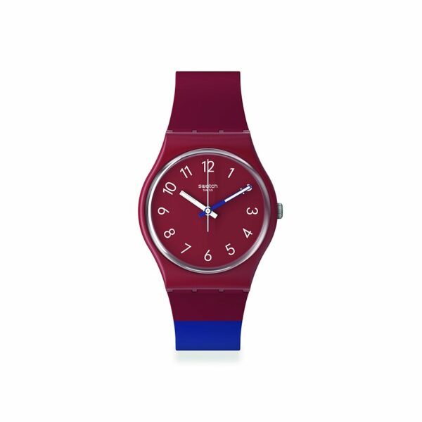 Swatch Unisexuhr SO28R112 Kunststoff