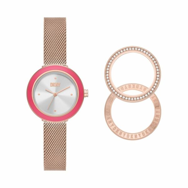 DKNY Damenuhr Sasha NY6654SET Edelstahl