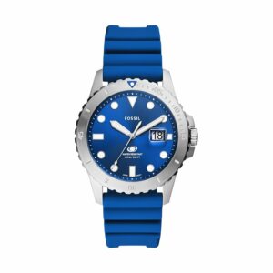 Fossil Herrenuhr Fossil Blue FS5998 Edelstahl